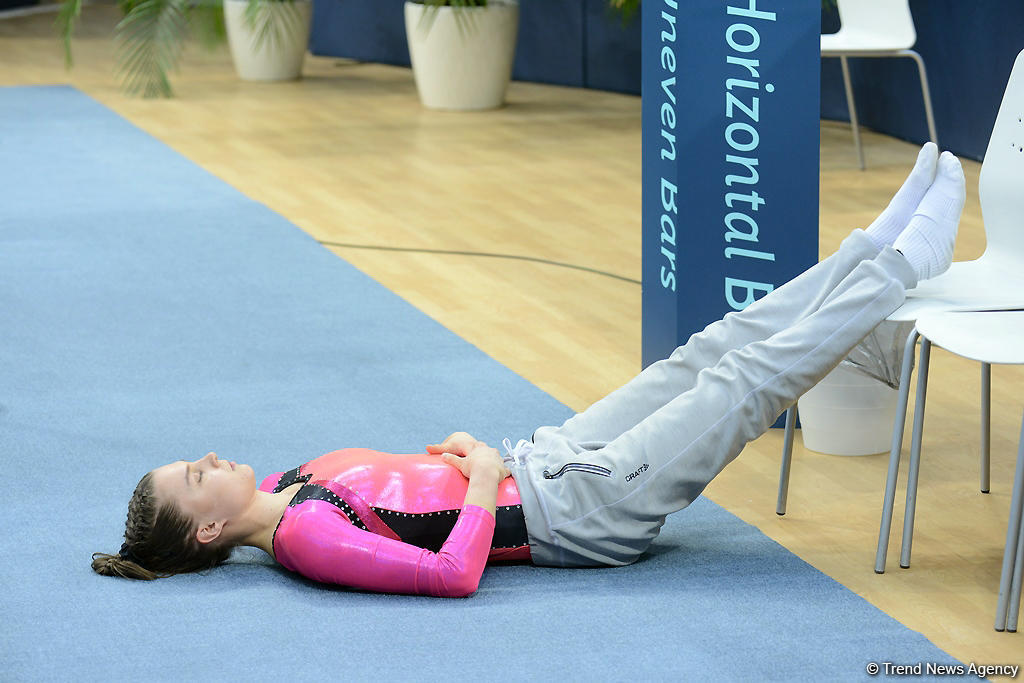 Третий день соревнований Кубка мира по спортивной гимнастике в Баку (ФОТОРЕПОРТАЖ)