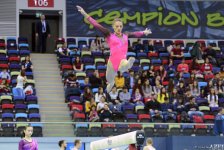 Bakıda idman gimnastikası üzrə Dünya Kubokunda dördüncü günün ən gözəl anları (FOTO)
