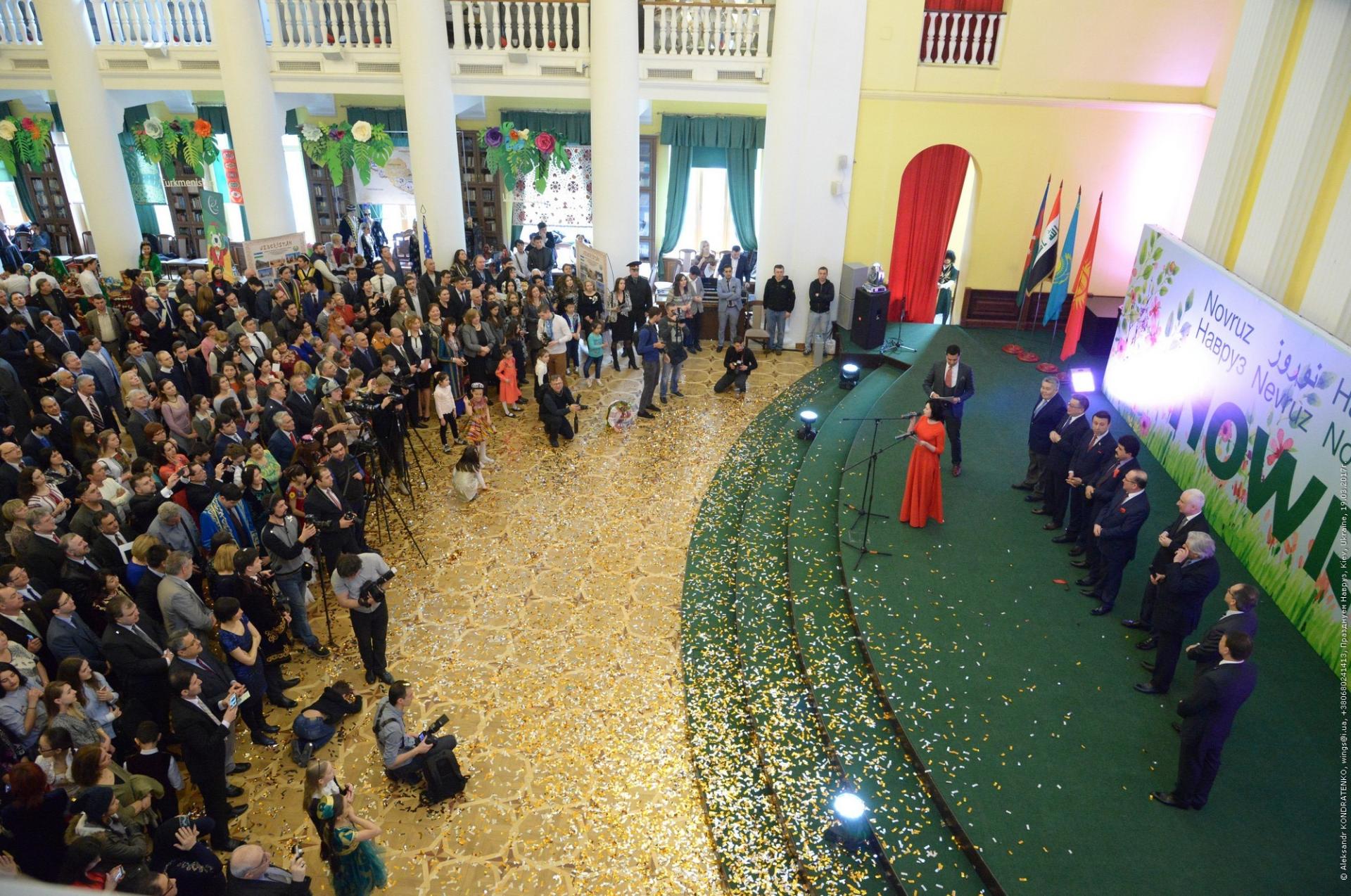Kiyev meriyasında Novruz bayramı münasibətilə konsert keçirilib (FOTO)
