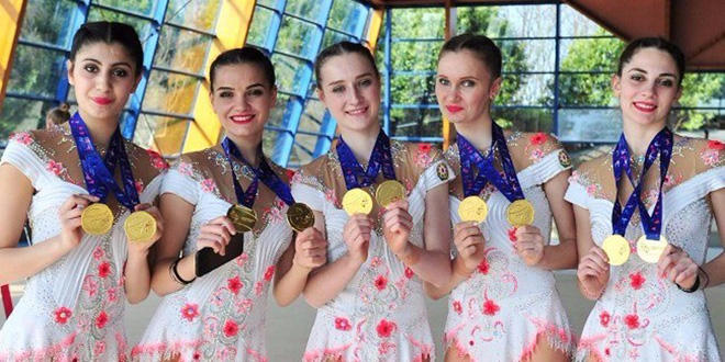 Azerbaijani gymnasts win gold medal in Grand Prix in France
