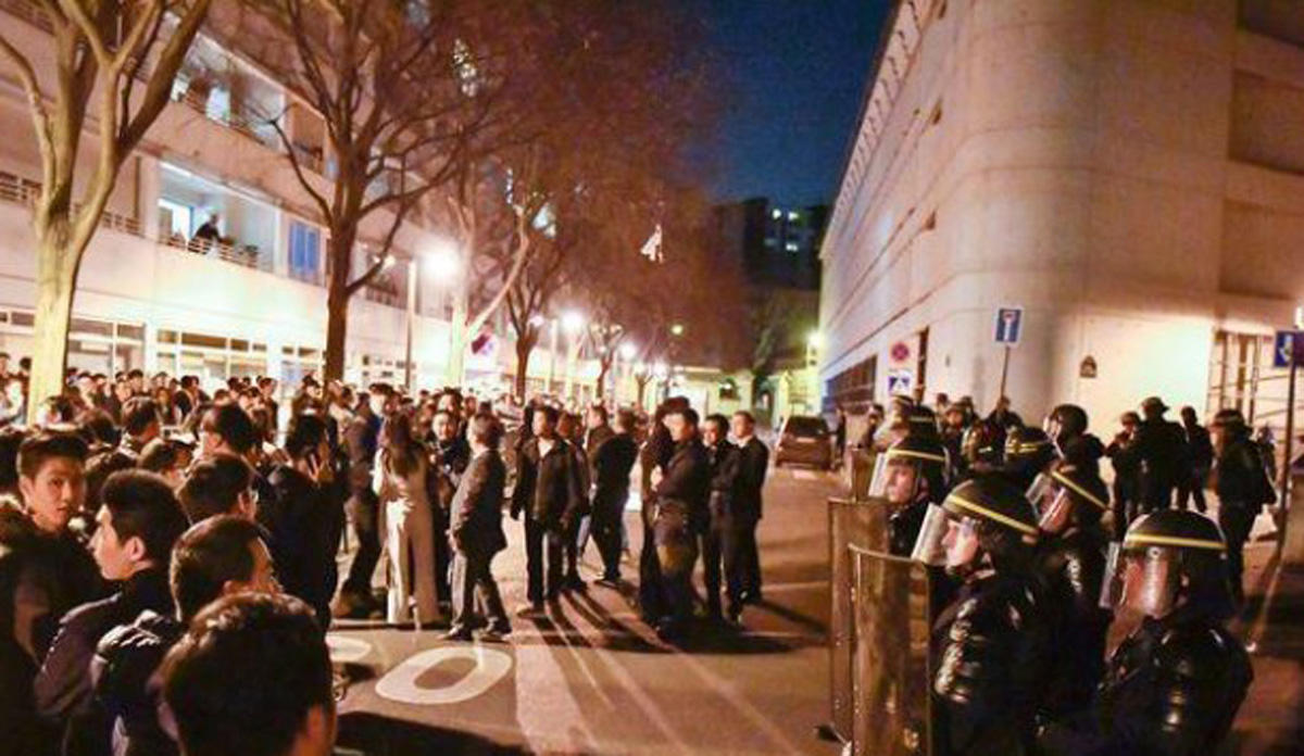 Parisdə polislə qarşıdurma: 35 nəfər saxlanılıb (FOTO/VİDEO) (YENİLƏNİB)