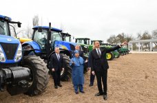Президент Ильхам Алиев ознакомился с хлопковым полем в Саатлинском районе (ФОТО) (версия 2)