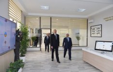 Ilham Aliyev launches substation in Saatli district (PHOTO)