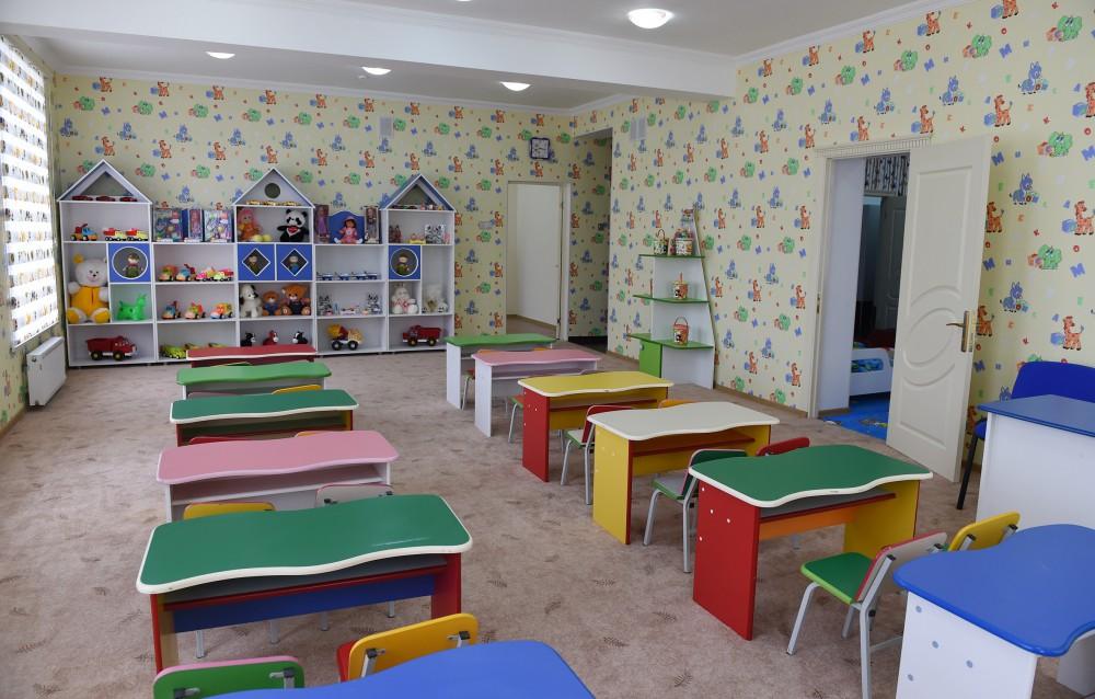 В Саатлы состоялось открытие яслей-детского сада, построенного Фондом Гейдара Алиева (ФОТО)
