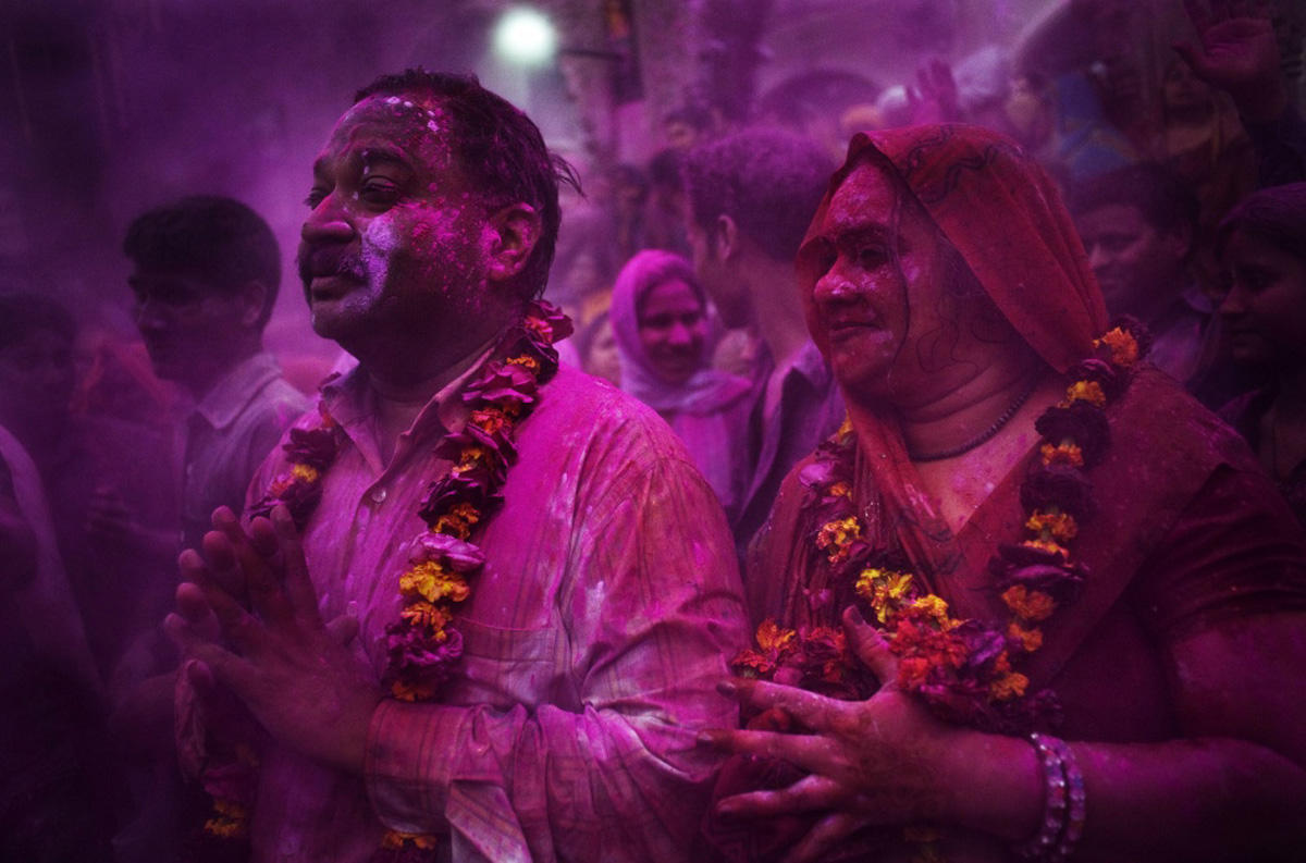 Hindistanda Holi festivalından rəngarəng FOTOLAR