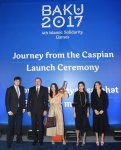 President Aliyev, his wife attend launch ceremony of Baku 2017 Islamic Solidarity Games (PHOTO)