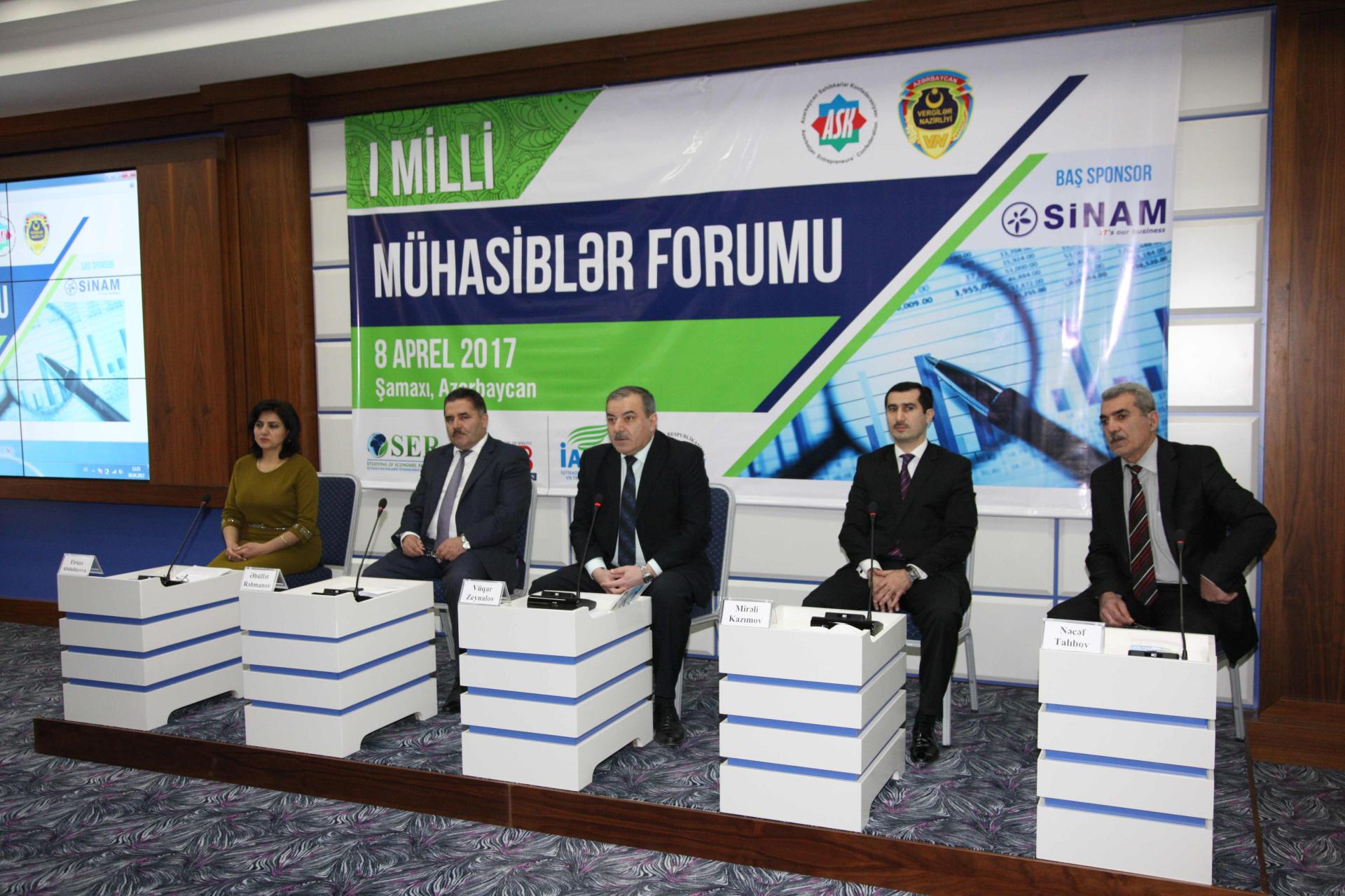 "Azərbaycan mühasiblər forumu - 2017" keçirilib (FOTO)
