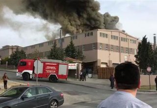 На текстильной фабрике в Турции произошел взрыв (ФОТО,ВИДЕО)