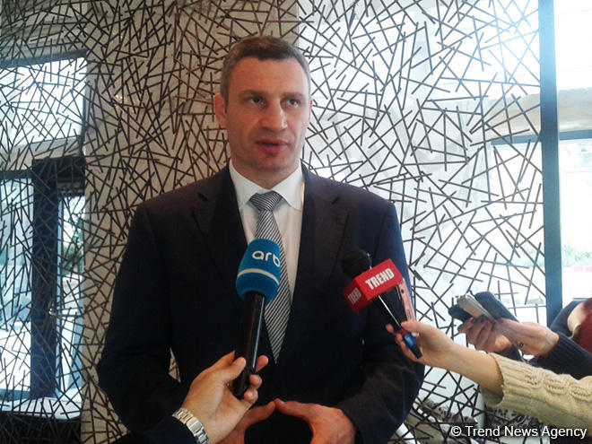 Klitschko: Ukraine-Azerbaijan relations should develop (PHOTO)