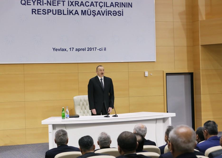 İlham Əliyev: Azərbaycan silah, texnika ilə nəinki öz tələbatını özü təmin edəcək, eyni zamanda, bunu ixrac edəcək