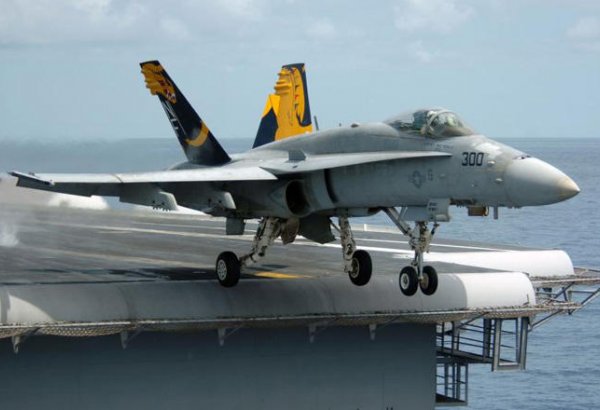 F-18 jet from USS Carl Vinson heading to N Korea crashes near Philippines