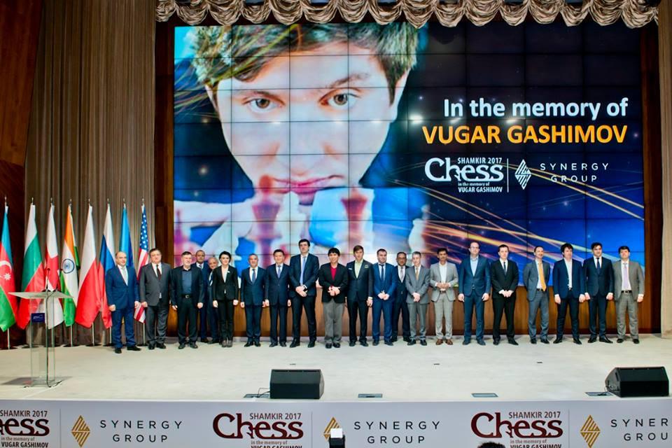 Торжественное открытие Мемориала Вугара Гашимова Shamkir Chess 2017  (ФОТО)