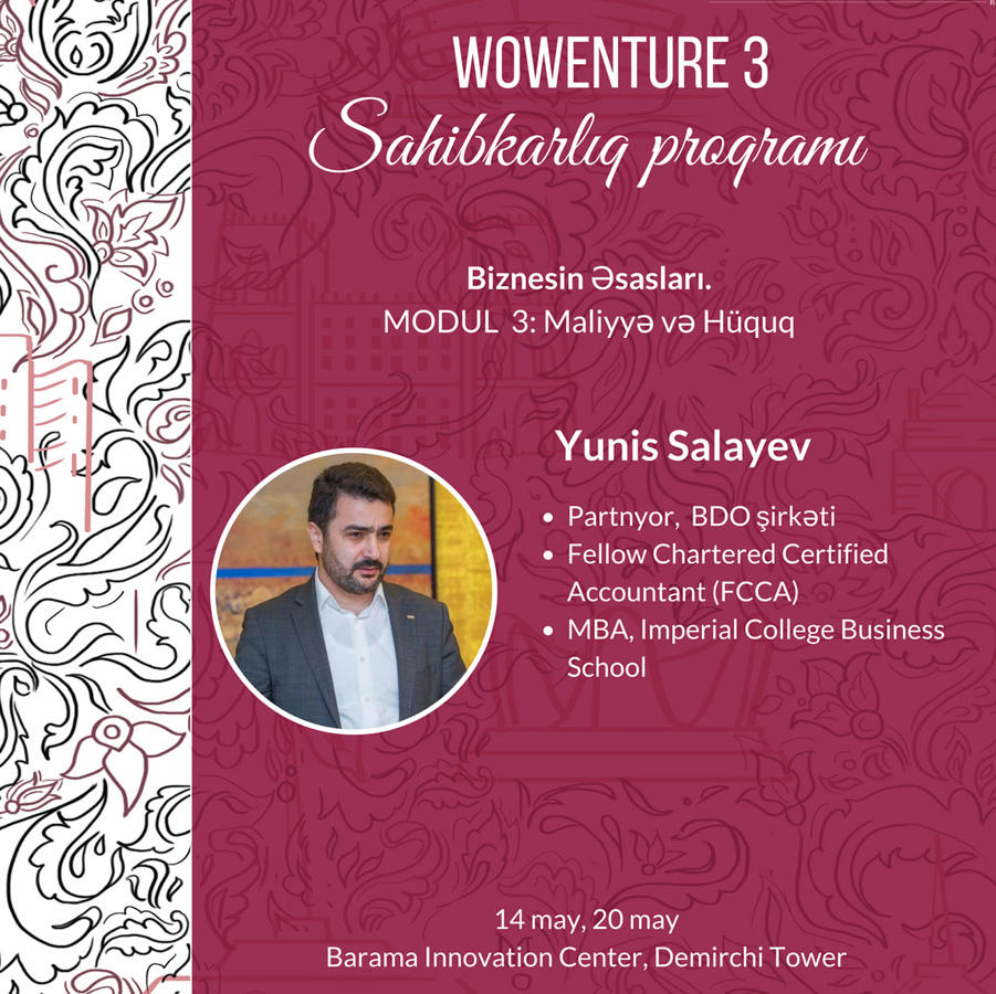В Азербайджане реализуется программа развития предпринимательства среди женщин WoWenture (ФОТО)