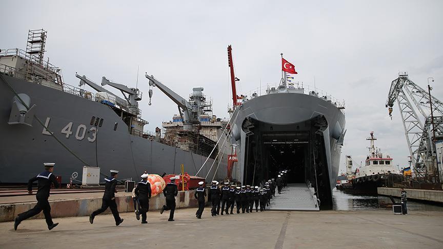 Amfibiya gəmisi Türkiyənin HDQ-nin silahlanmasına daxil olub