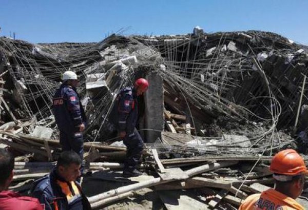 Diyarbakır'da inşaat çöktü: 1 ölü, 2 yaralı