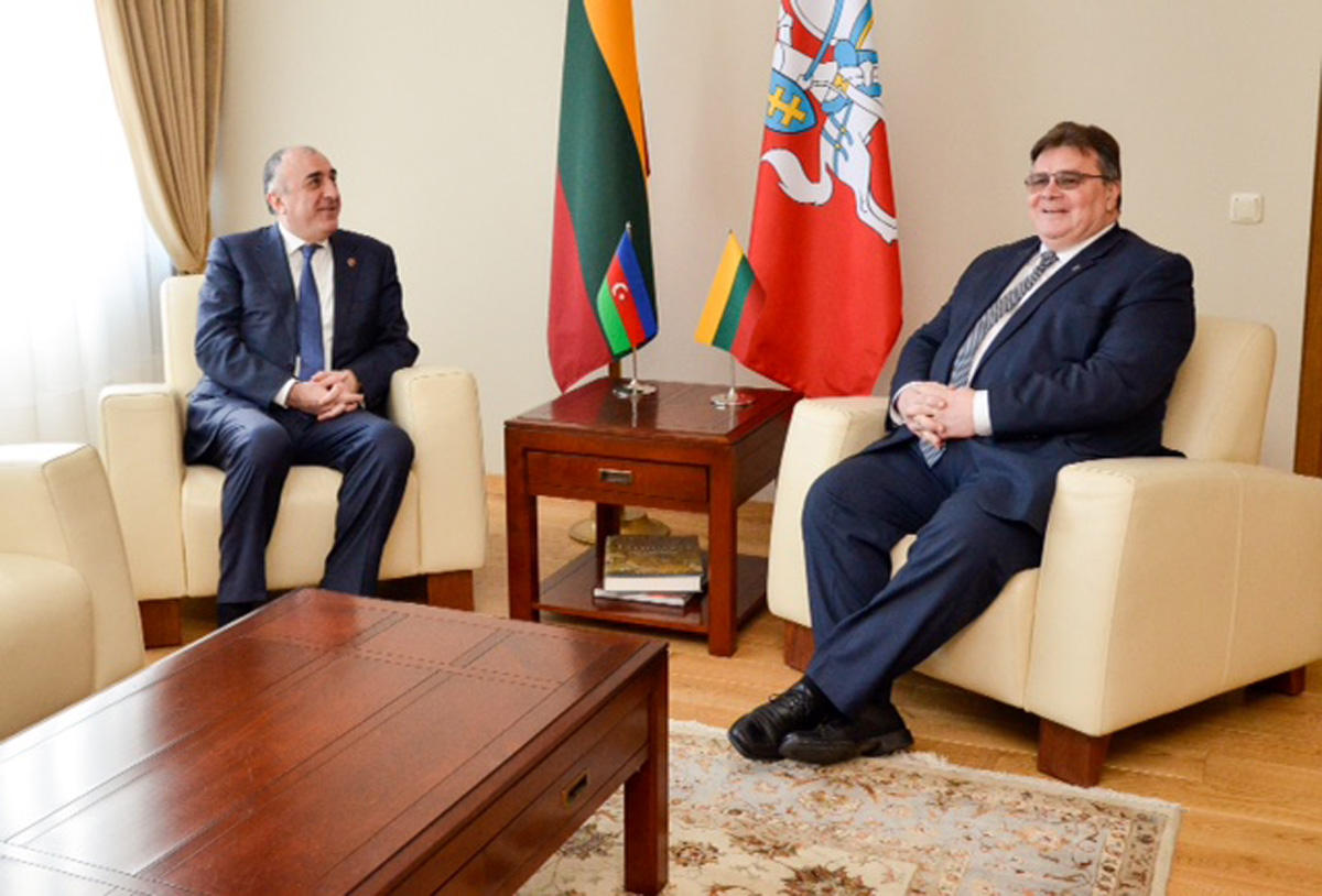 Глава МИД Азербайджана встретился с литовским коллегой