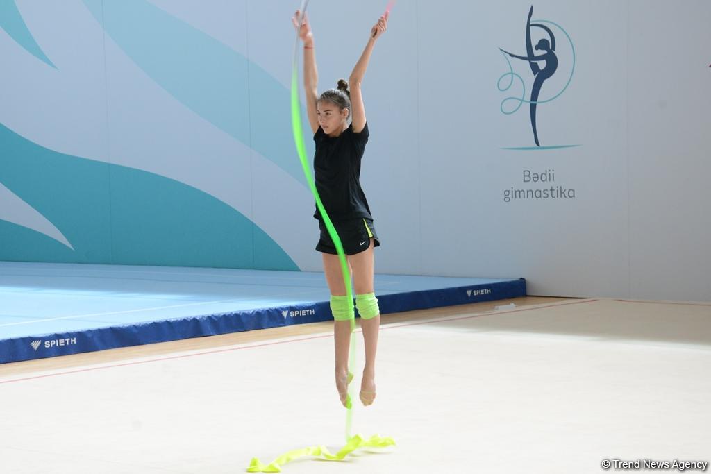 Стартовали тренировки участниц Кубка мира по художественной гимнастике в Баку (ФОТОРЕПОРТАЖ)