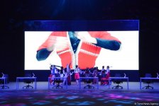В Баку прошла генеральная репетиция церемонии открытия Кубка мира по художественной гимнастике (ФОТОРЕПОРТАЖ)