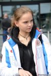 Российские гимнастки приехали в Баку (ФОТОРЕПОРТАЖ)
