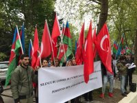 Azərbaycan diasporu Strasburqda Türkiyəyə dəstək aksiyası keçirib (FOTO)