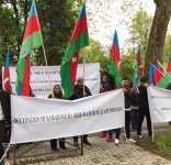 Azərbaycan diasporu Strasburqda Türkiyəyə dəstək aksiyası keçirib (FOTO)