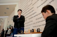 Футбольные битвы на шахматном турнире в Азербайджане. Интеллект или техника? (ФОТО)