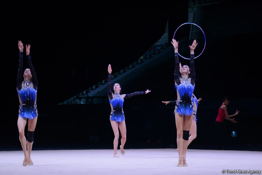 Стартовали подиумные тренировки участниц Кубка мира по художественной гимнастике в Баку (ФОТОРЕПОРТАЖ)