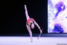 Лучшие моменты второго дня соревнований Кубка мира по художественной гимнастике (ФОТО)