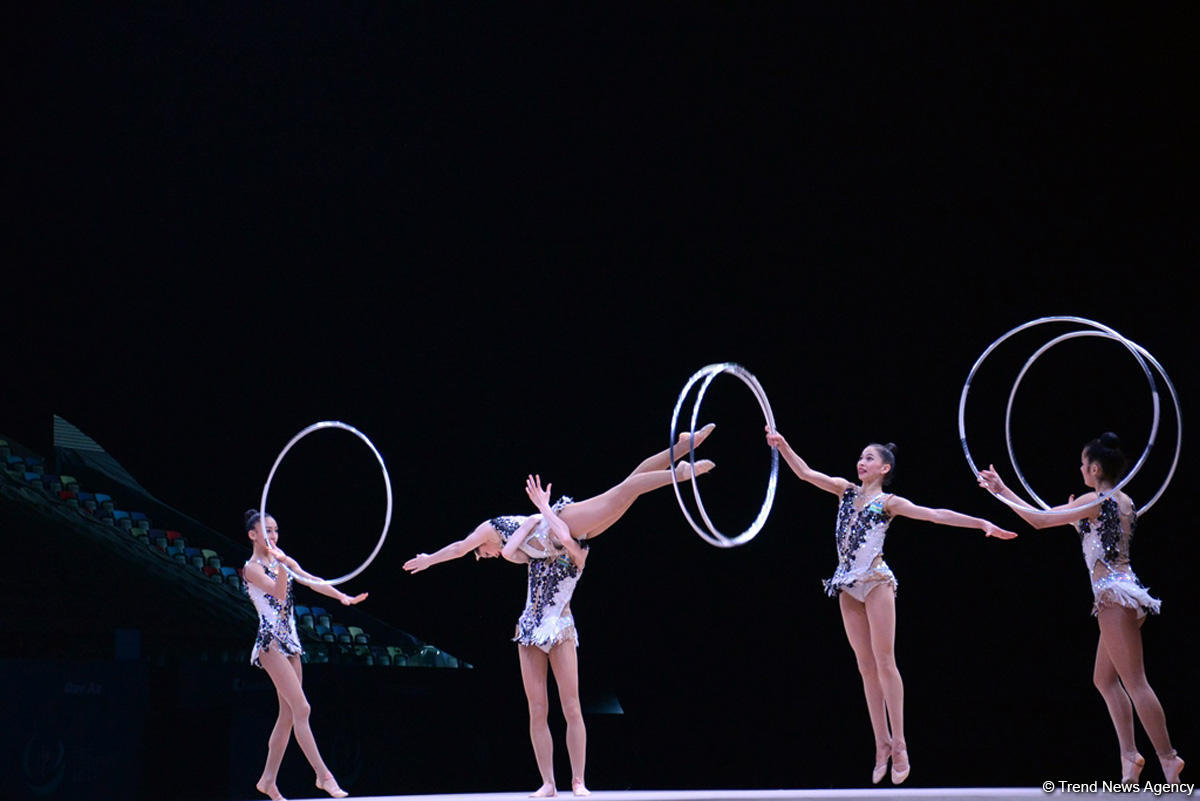 Лучшие моменты финального дня соревнований Кубка мира по художественной гимнастике в Баку (ФОТО)