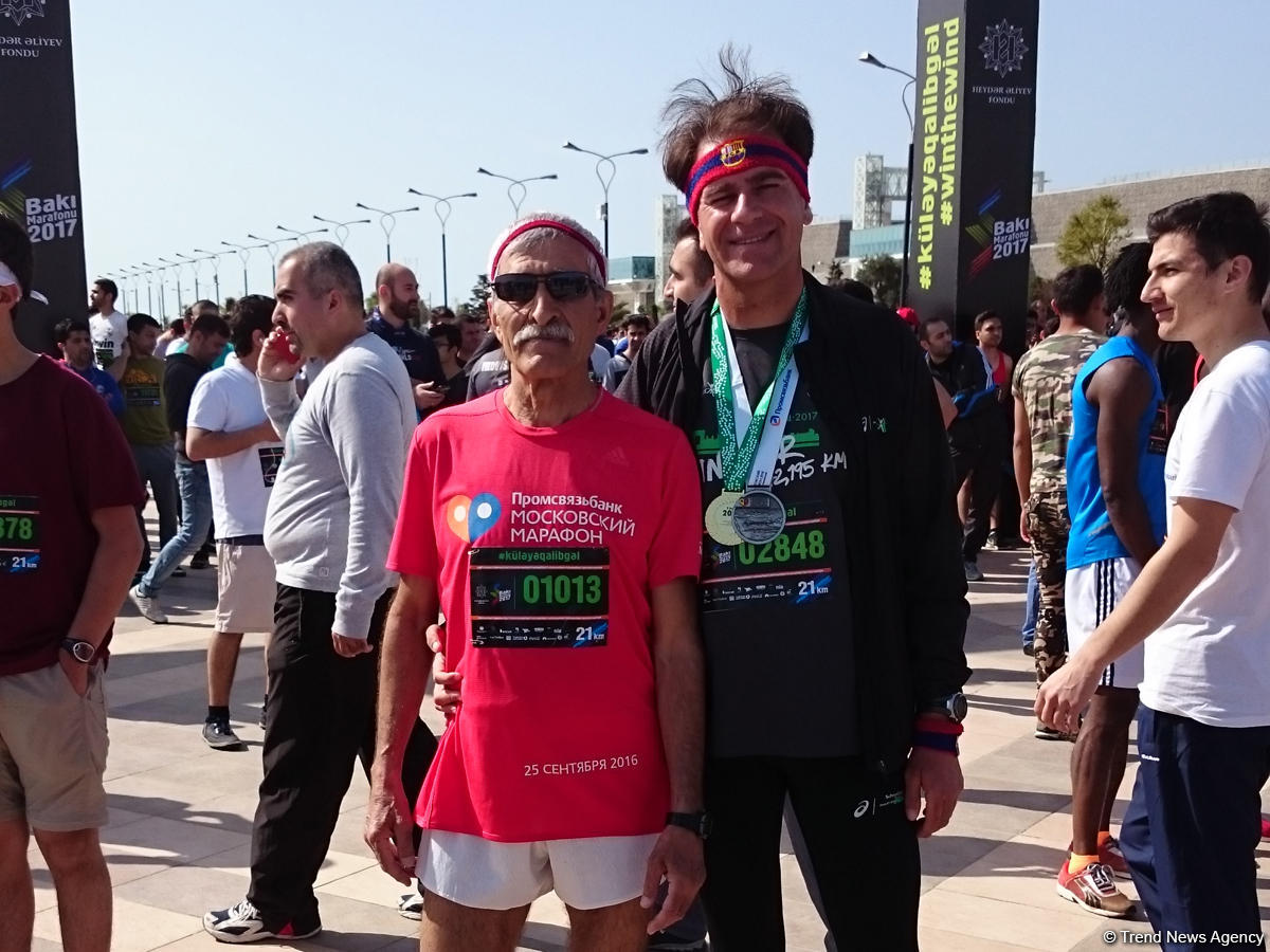 78-year old runner: Baku Marathon-2017 - a holiday