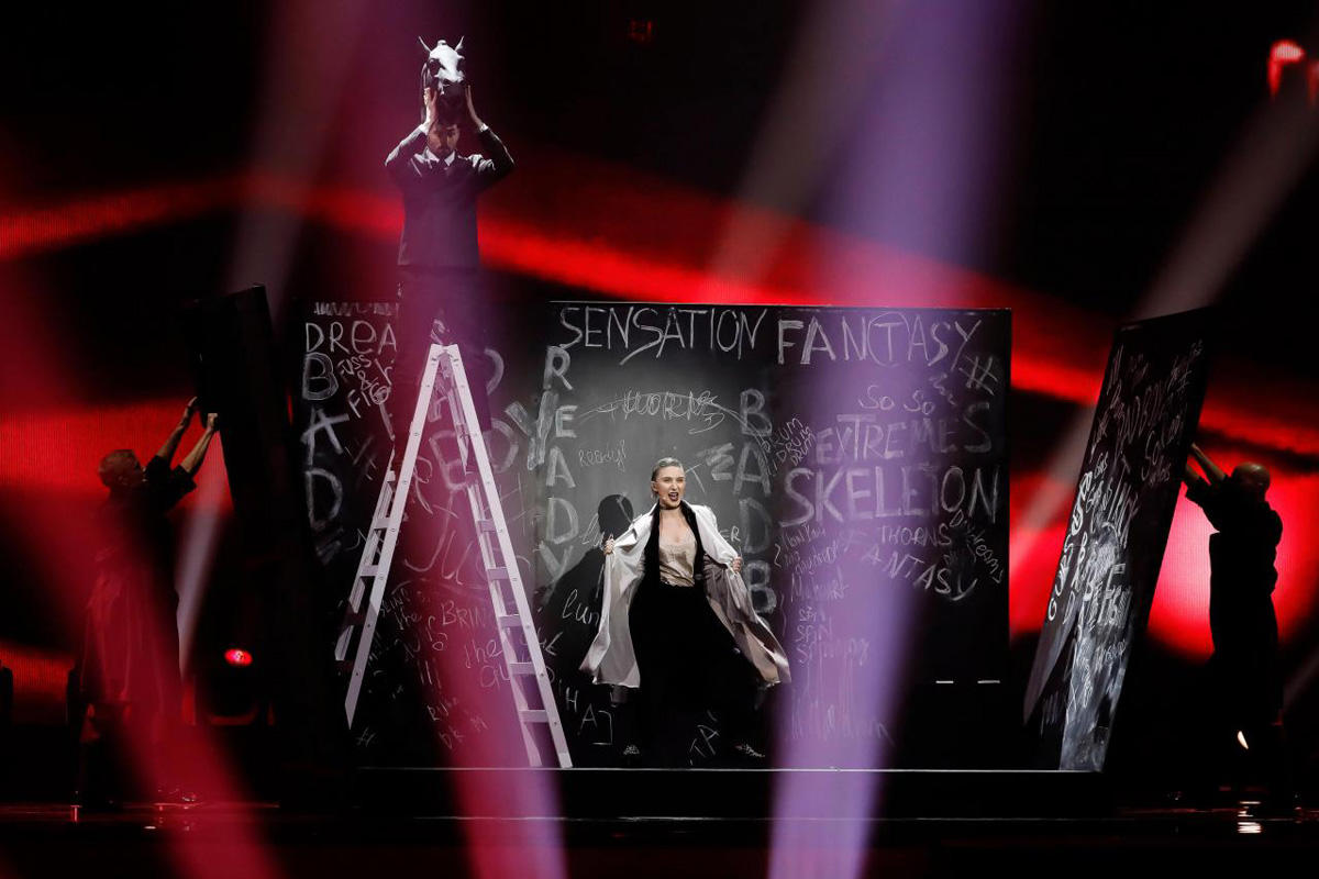 Azərbaycan təmsilçisi Diana Hacıyeva "Eurovision"da finala çıxdı (FOTO)