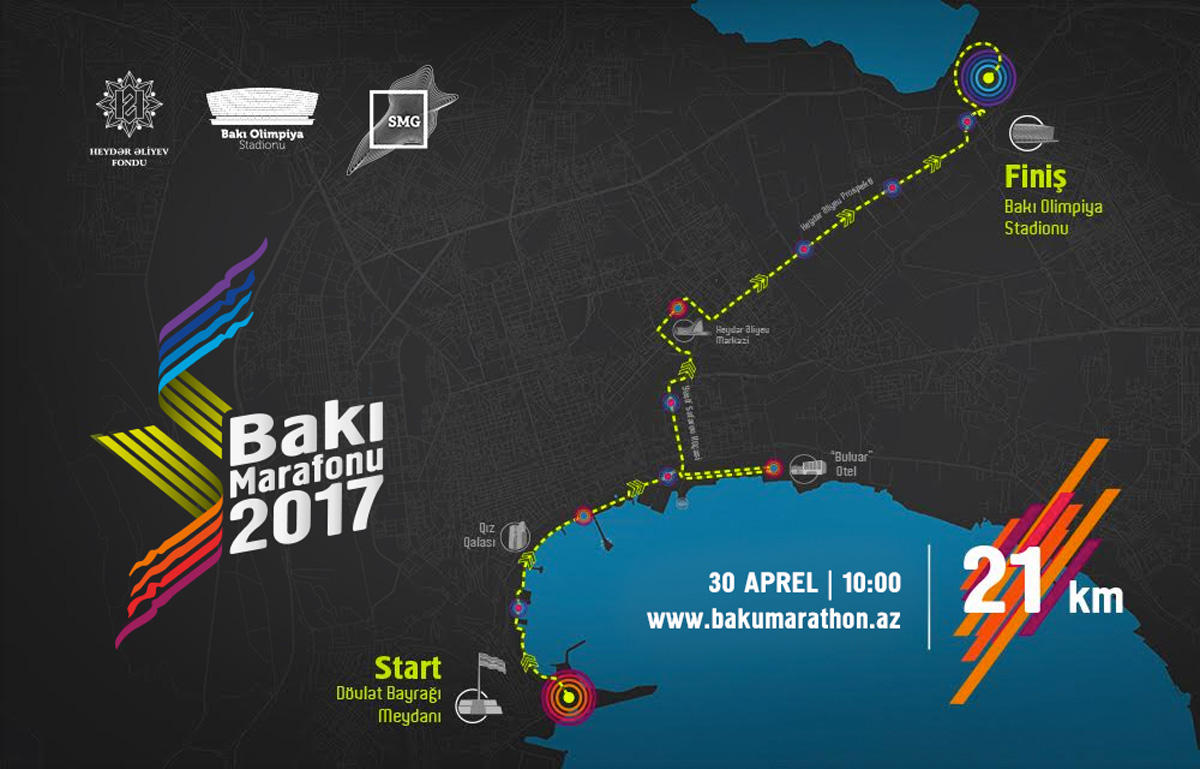 Фонд Гейдара Алиева поблагодарил участников и спонсоров "Бакинского марафона 2017" (ФОТО)