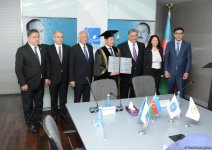 Президент FIG стал Почетным доктором азербайджанской госакадемии физкультуры и спорта (ФОТО)