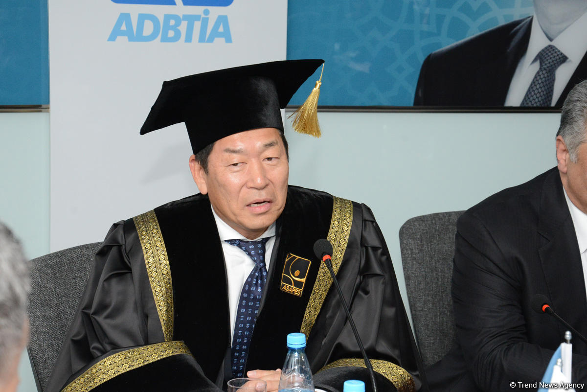 FIG President receives honorary doctorate from Azerbaijani university (PHOTO)