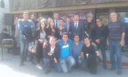 Дипломы и овации: азербайджанские актеры вернулись с гастролей (ФОТО) - Gallery Thumbnail