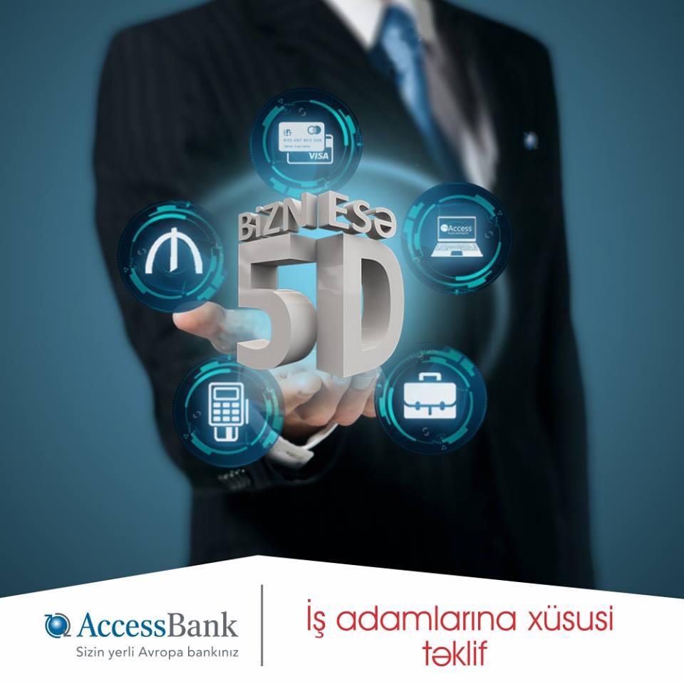 Азербайджанский AccessBank бесплатно предлагает предпринимателям 5 продуктов и услуг