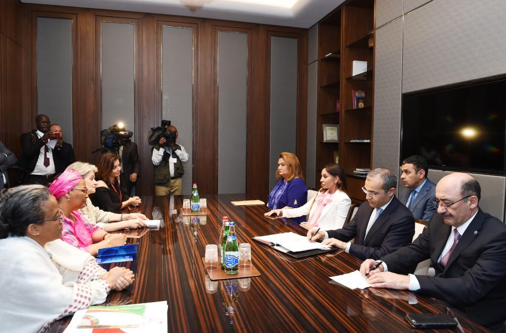 При участии Первого вице-президента Мехрибан Алиевой проведен "круглый стол" на тему "Борьба с насильственным экстремизмом посредством образования для девушек"