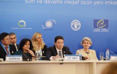 First VP Mehriban Aliyeva: Being a member of both Islamic and European organizations, Azerbaijan unites values of multiple civilizations (PHOTO)