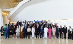 Azerbaijani president, first lady attending 4th World Forum on Intercultural Dialogue (PHOTO)