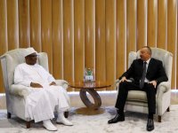 Президент Ильхам Алиев: Для дальнейшего развития отношений между Азербайджаном и Мали существуют хорошие возможности (ФОТО)