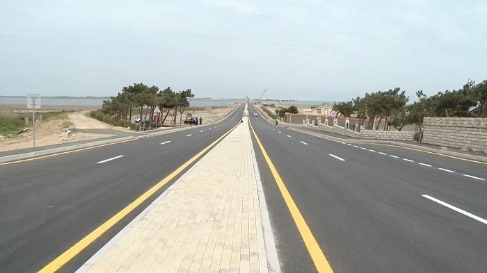 Qala-Pirallahı yolu yenidən qurulub (VİDEO/FOTO)