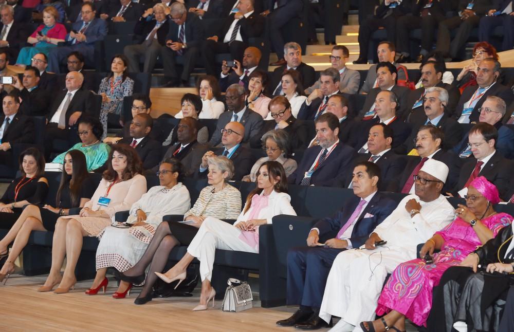 Azerbaijani president, first lady attending 4th World Forum on Intercultural Dialogue (PHOTO)