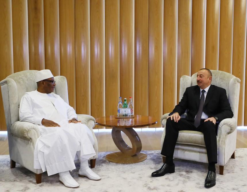 Президент Ильхам Алиев: Для дальнейшего развития отношений между Азербайджаном и Мали существуют хорошие возможности (ФОТО) - Gallery Image