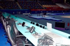 Milli Gimnastika Arenası IV İslam Həmrəyliyi Oyunlarına hazırlaşır (FOTO)