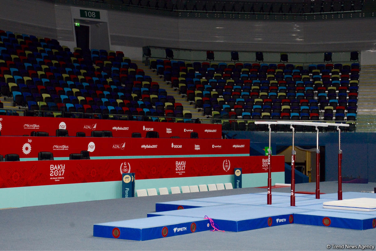 National Gymnastics Arena preparing for Baku 2017 (PHOTO)