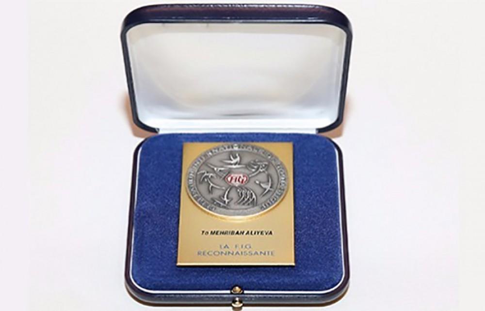 Первый вице-президент Азербайджана Мехрибан Алиева удостоена высокой награды Международной федерации гимнастики - Gallery Image