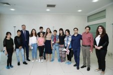 Вице-президент Фонда Гейдара Алиева Лейла Алиева посетила Центр талассемии (ФОТО) - Gallery Thumbnail