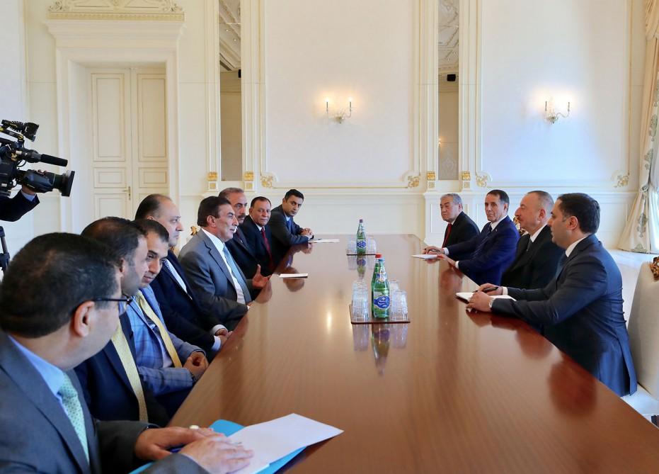Президент Азербайджана принял председателя Палаты представителей парламента Иордании (ФОТО) - Gallery Image