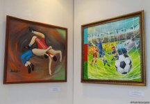 Спортивные пейзажи в Баку - красочные картины, посвященные Исламиаде  (ФОТО) - Gallery Thumbnail