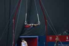 Bakı-2017: İdman gimnastlarının podium məşqləri (FOTOREPORTAJ)